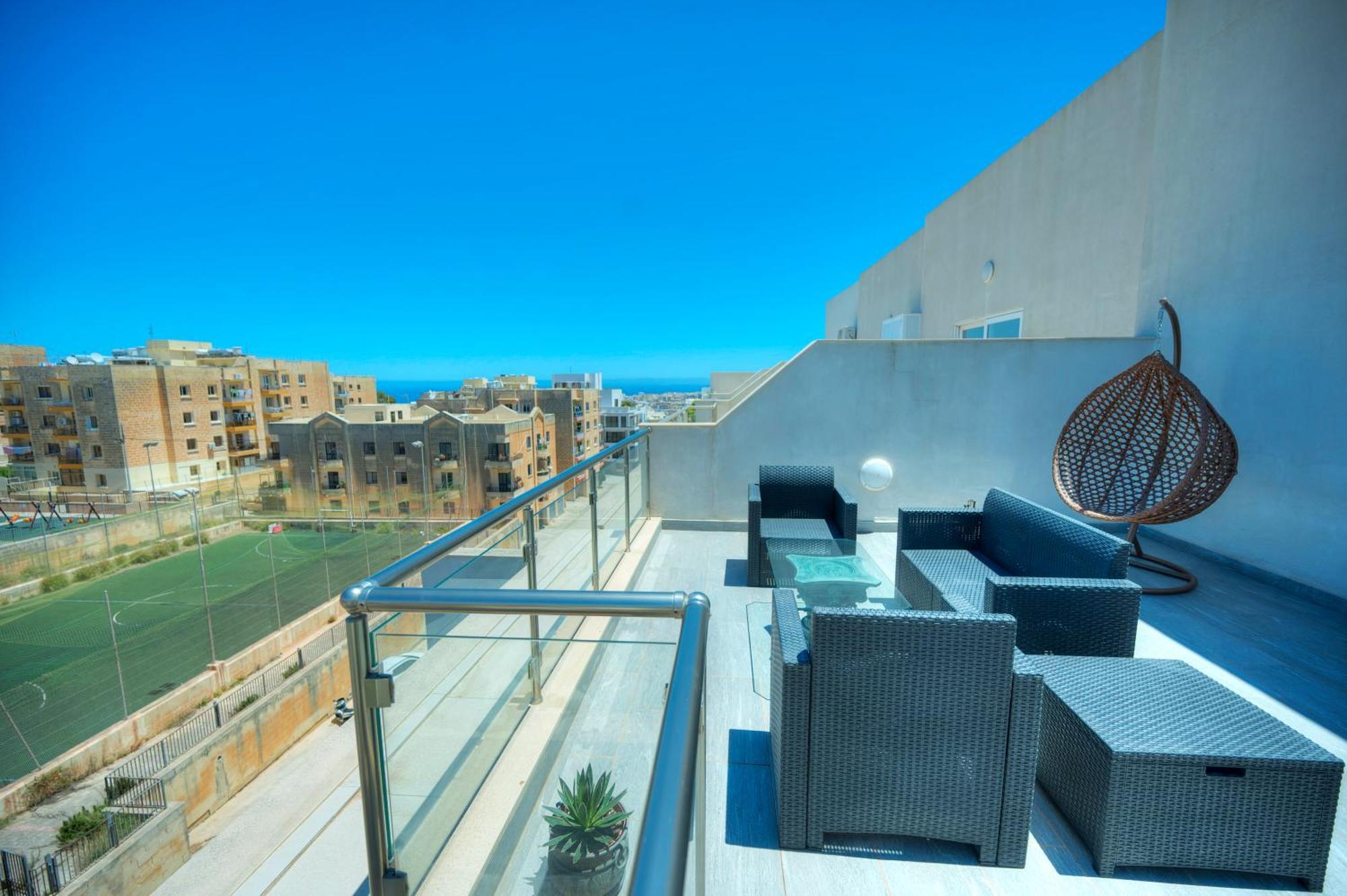 Luxurious Penthouse With 2 Large Terraces Dger1-1 Apartman San Ġiljan Kültér fotó