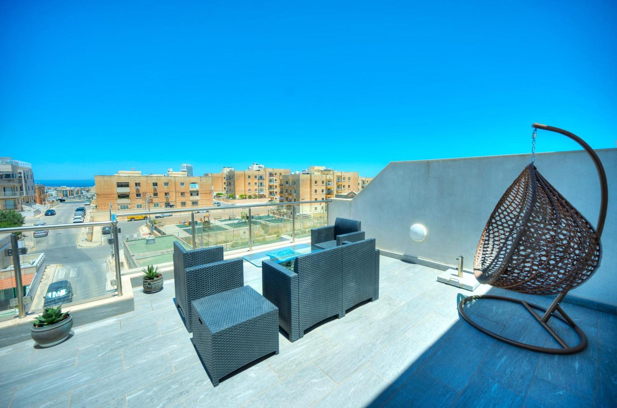 Luxurious Penthouse With 2 Large Terraces Dger1-1 Apartman San Ġiljan Kültér fotó