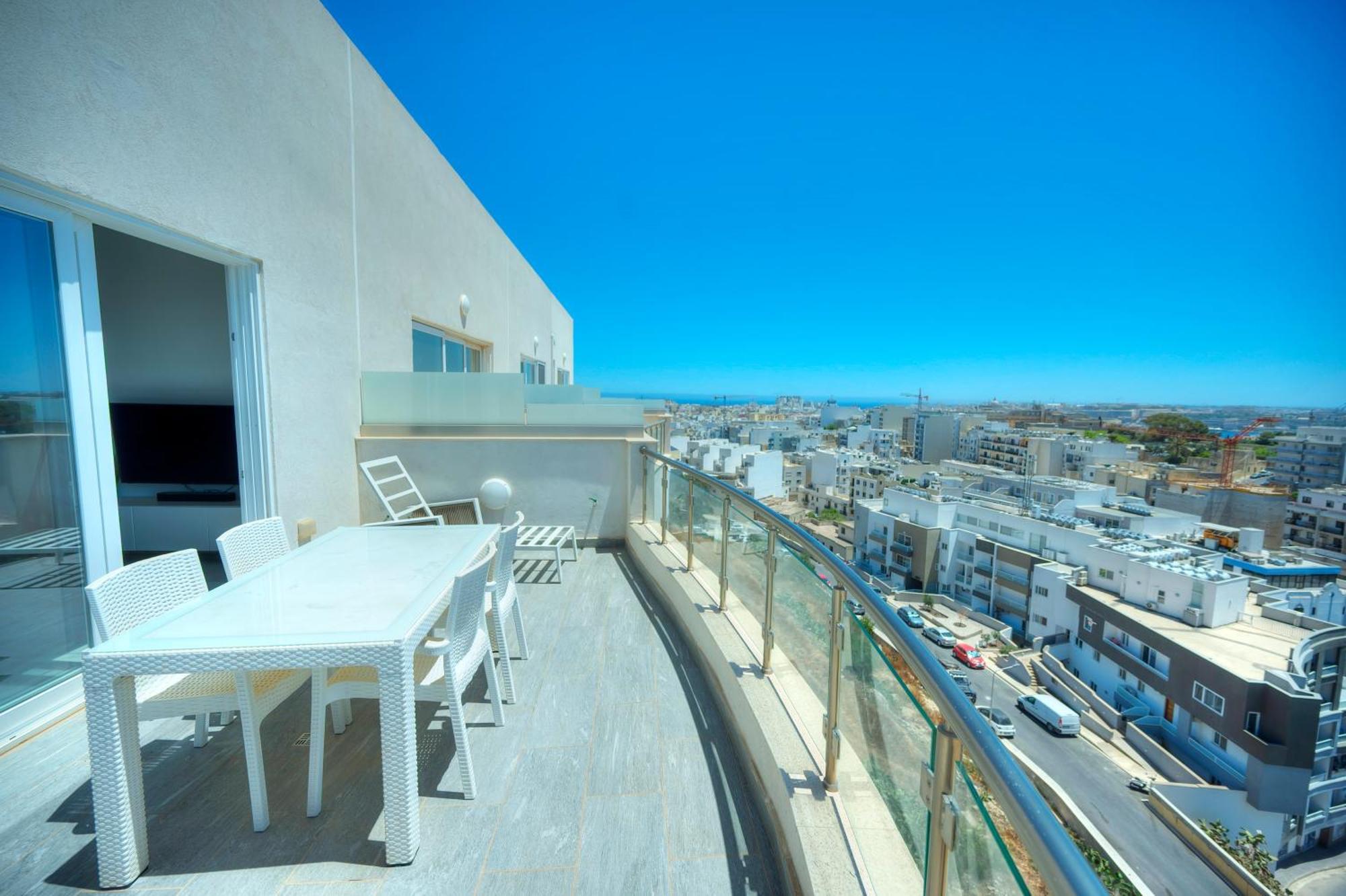 Luxurious Penthouse With 2 Large Terraces Dger1-1 Apartman San Ġiljan Kültér fotó